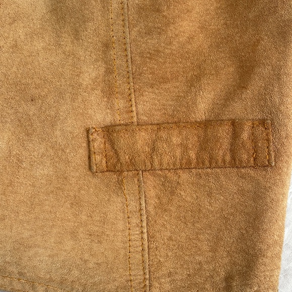 Merci Jrs Leather Suede Vest Western Wear - Juniors Medium/Womens Extra Small - Picture 7 of 8